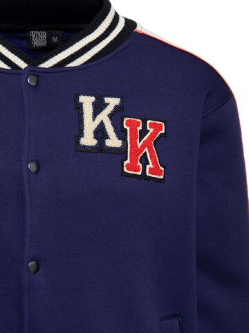 King Kerosin Between-Season Jacket 'Speedfreak' in Blue