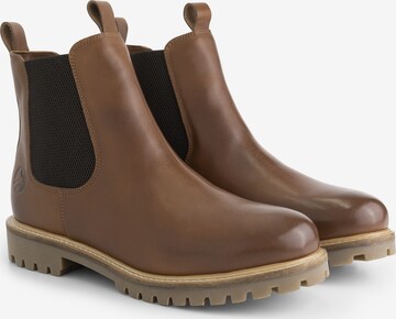 Travelin Chelsea boots 'Randers' in Bruin