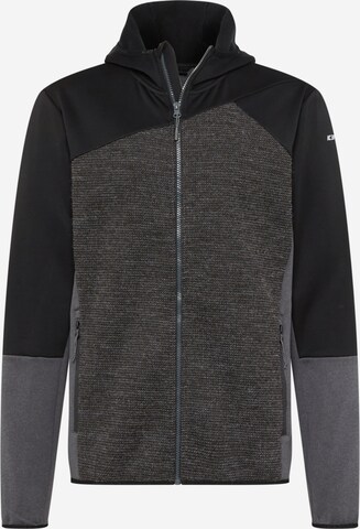 ICEPEAK Sports cardigan 'BECLEY' in Black: front