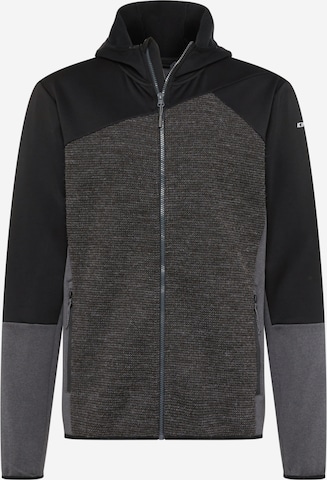 ICEPEAK Sports cardigan 'BECLEY' in Black: front