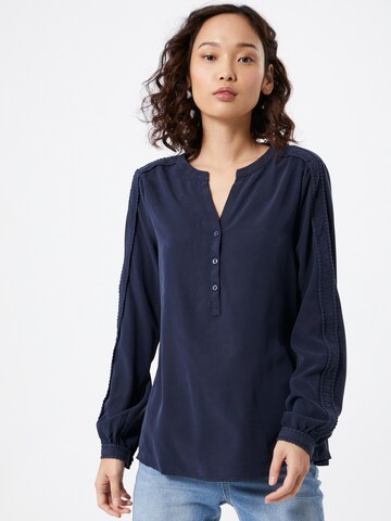 s.Oliver Blouse in Blauw: voorkant