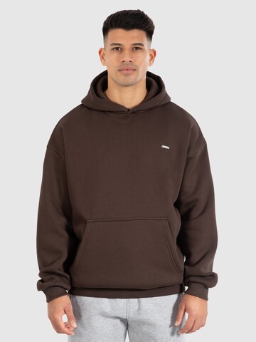 Smilodox Sweatshirt in Bruin: voorkant