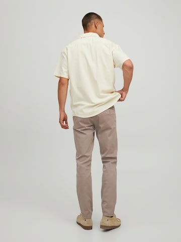 JACK & JONES Slimfit Hose 'Marco Fred' in Grau