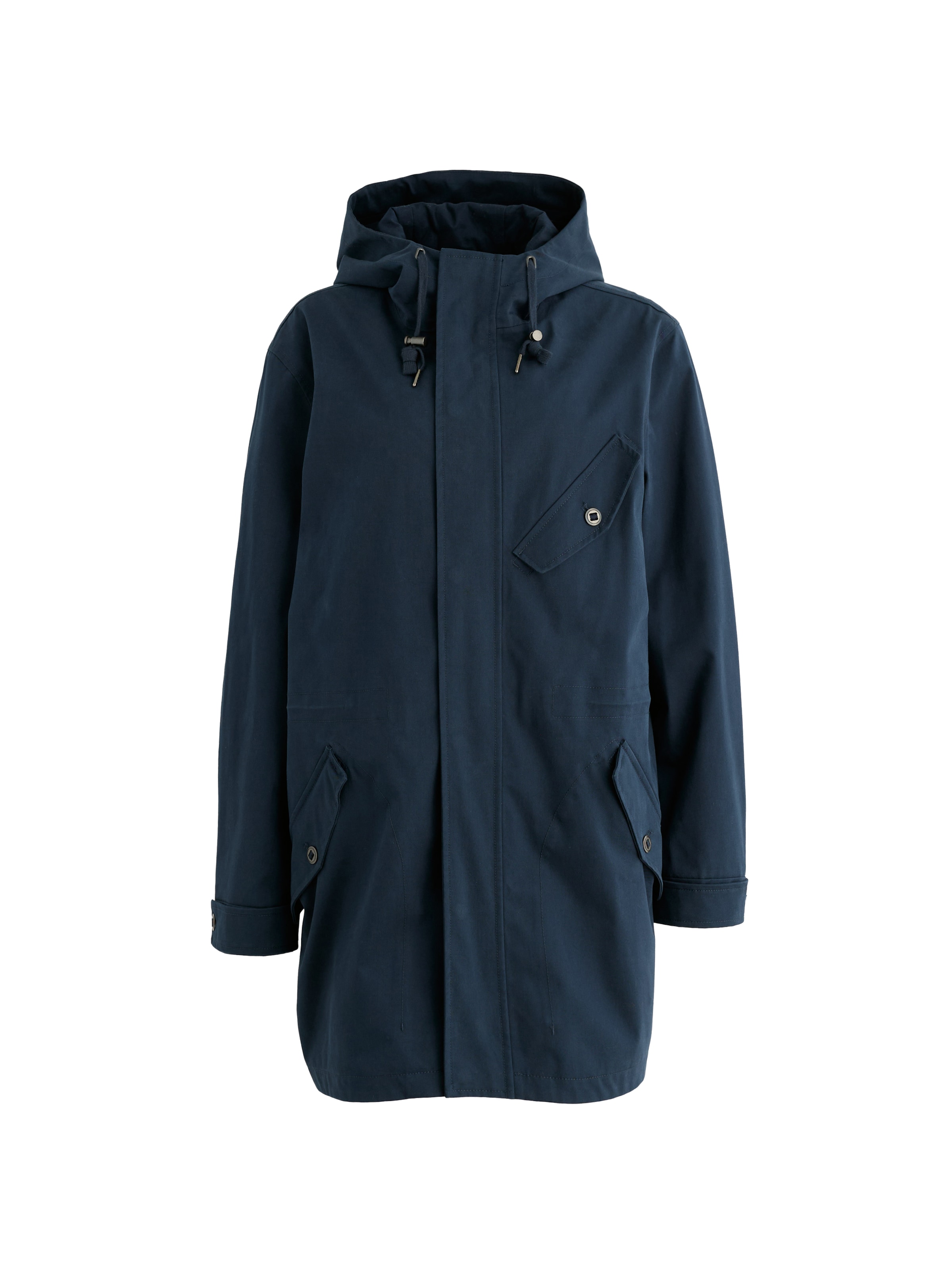 Seasalt Cornwall Functionele jas ' Tidesman ' in Blauw: voorkant