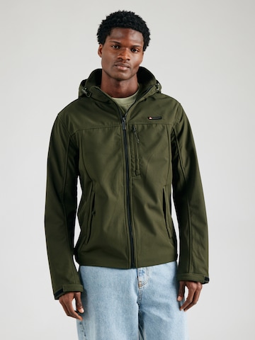 Veste mi-saison Superdry en vert : devant