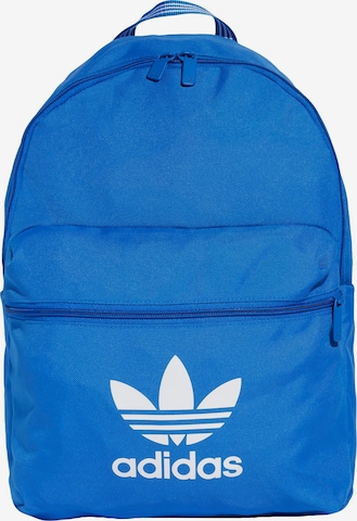 ADIDAS ORIGINALS - Mochila 'Adicolor' em azul: frente