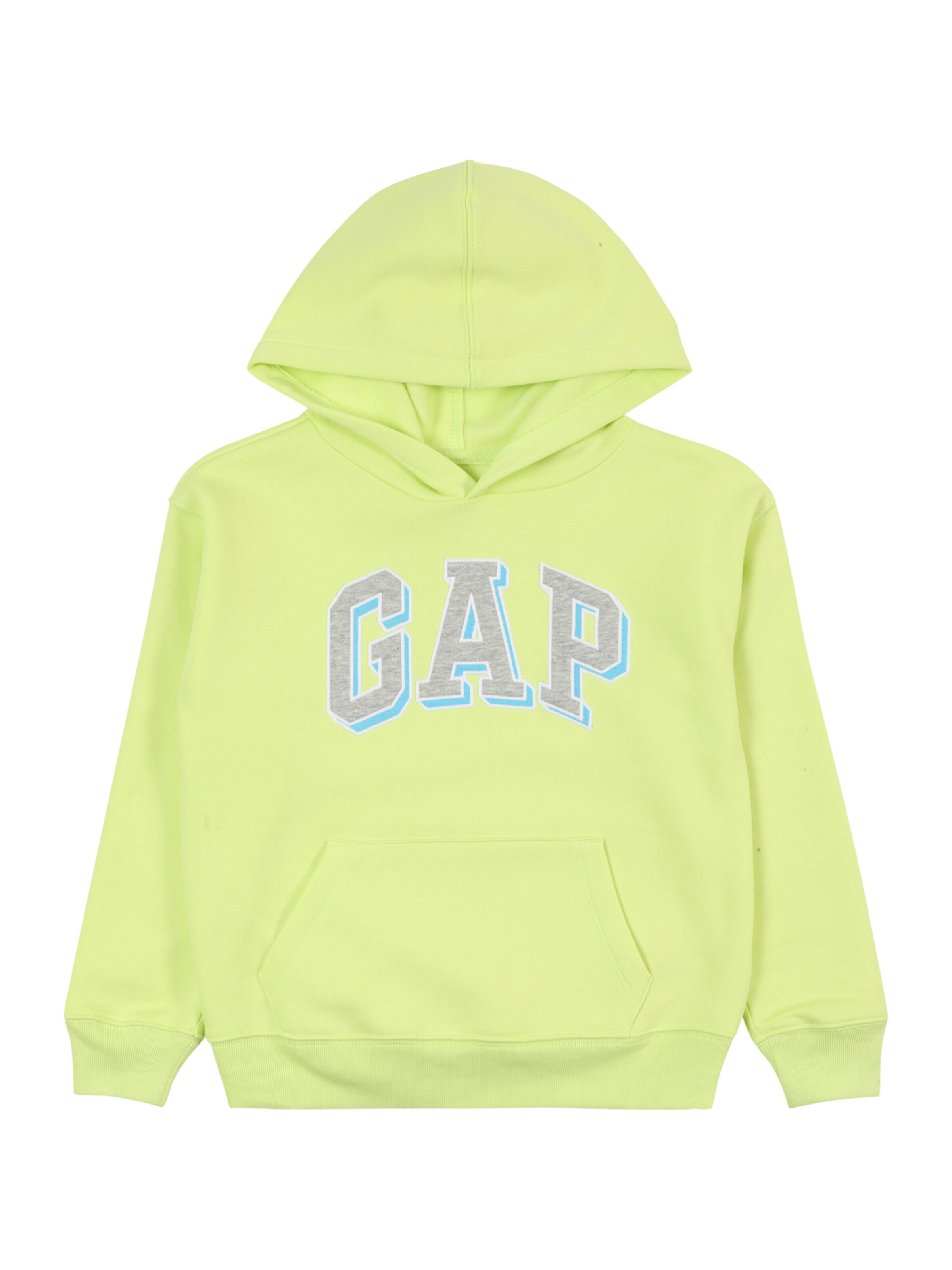 Bluză de molton de la GAP pe verde: față