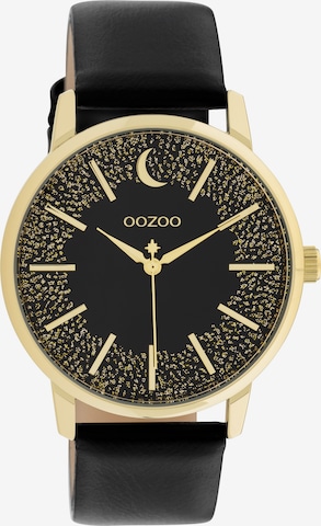 OOZOO Analog Watch in Black: front