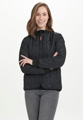 Weather Report Athletic Jacket 'Piper' in Black: front