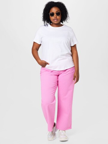 Noisy May Curve Loosefit Jeans 'Amanda' in Roze