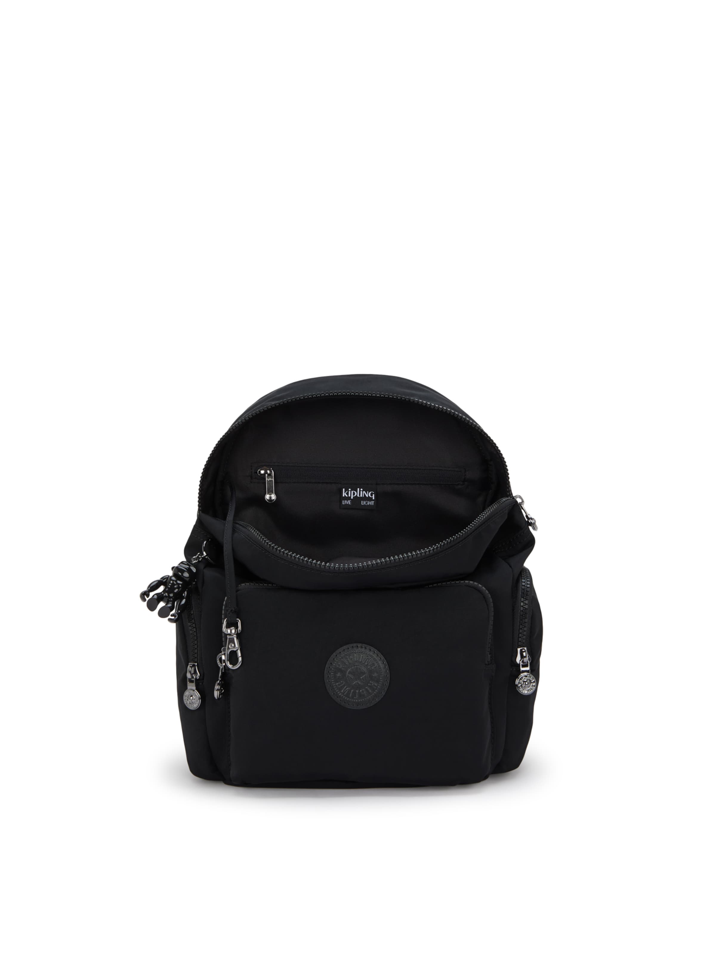 KIPLING - Mochila 'City Zip S' em preto