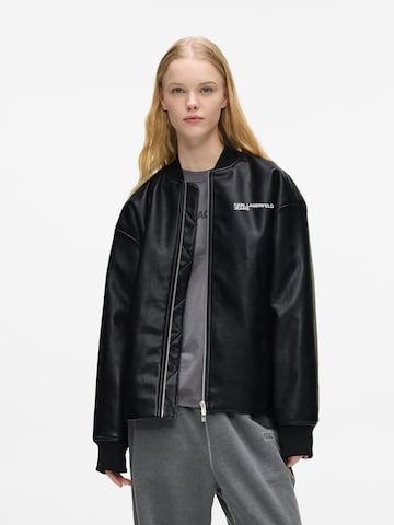 KARL LAGERFELD JEANS Between-season jacket in Black: front
