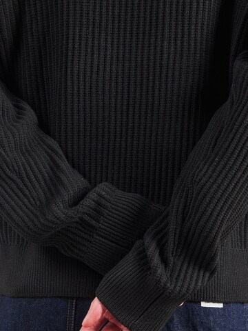 JACK & JONES Свитер 'JCOGRID' в Черный