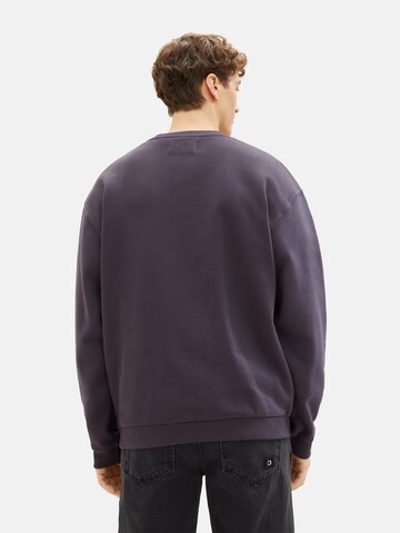 TOM TAILOR DENIM Sweatshirt in Grau