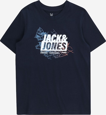 Maglietta di Jack & Jones Junior in blu: frontale