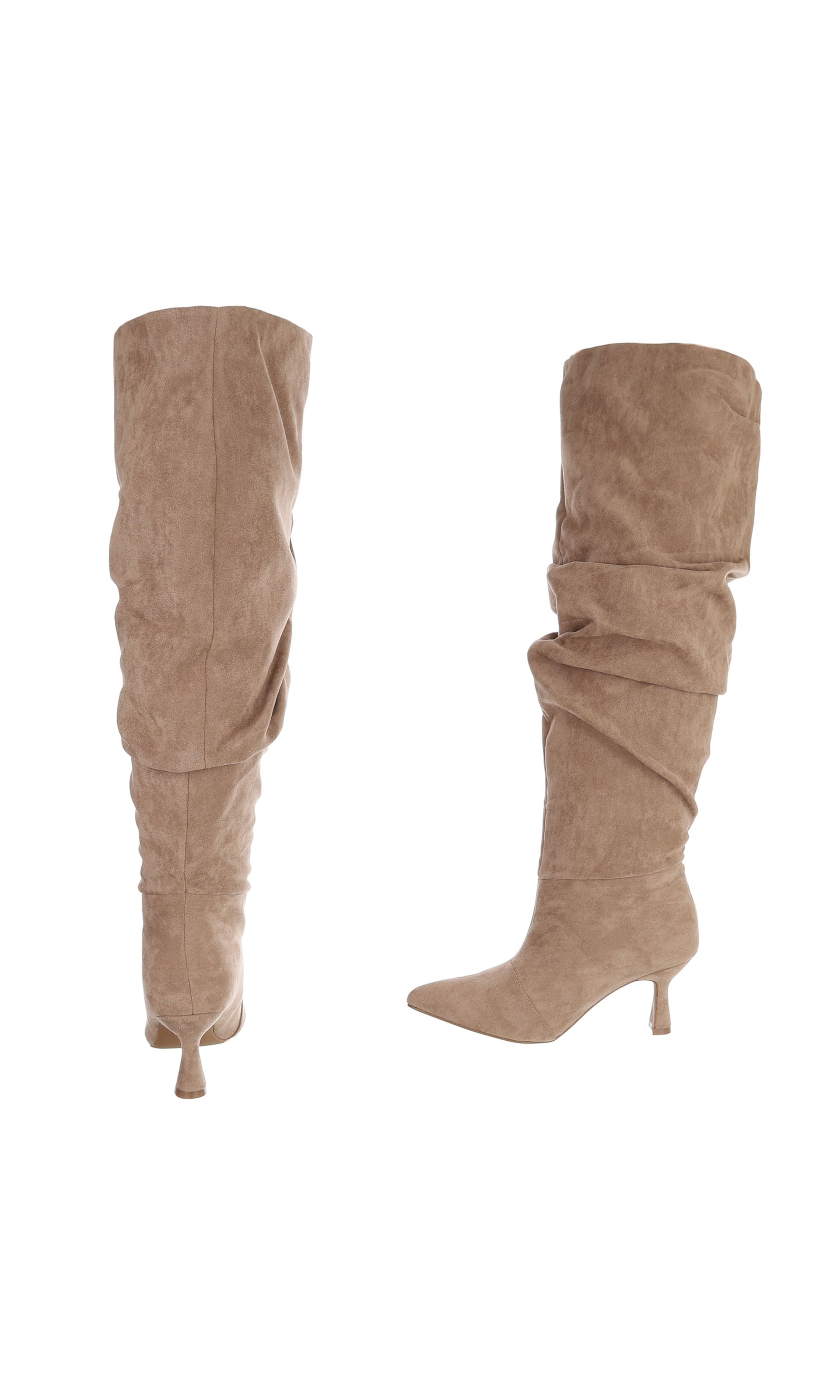 Ital-Design Overknees in Braun