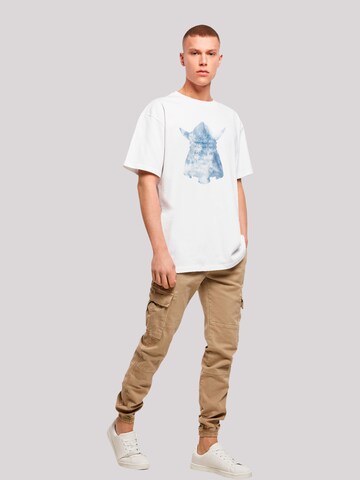T-Shirt 'Wickie und die starken Männer' F4NT4STIC en blanc