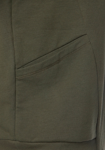 BENCH Sweatjacke in Grün