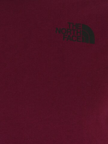 THE NORTH FACE Regularny krój Koszulka funkcyjna 'Red Box' w kolorze fioletowy