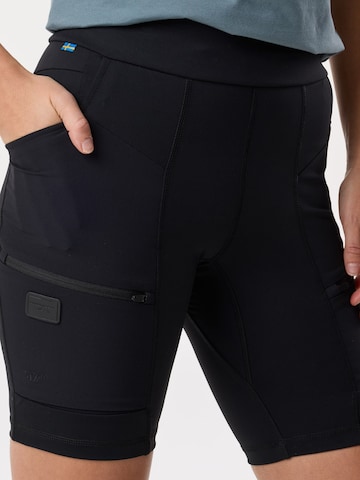 SWEDEMOUNT Skinny Outdoorové kalhoty 'Trondheim' – černá