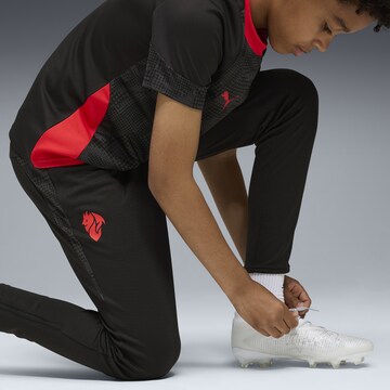 PUMA Regular Sporthose 'AC Milan' in Schwarz