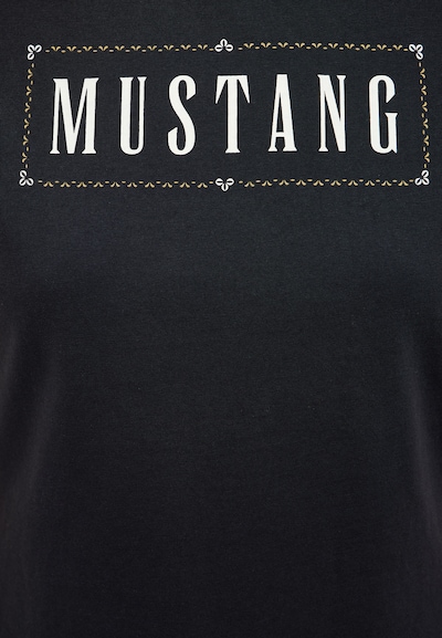 MUSTANG Shirt 'Style Loa' in Black / Off white, Item view