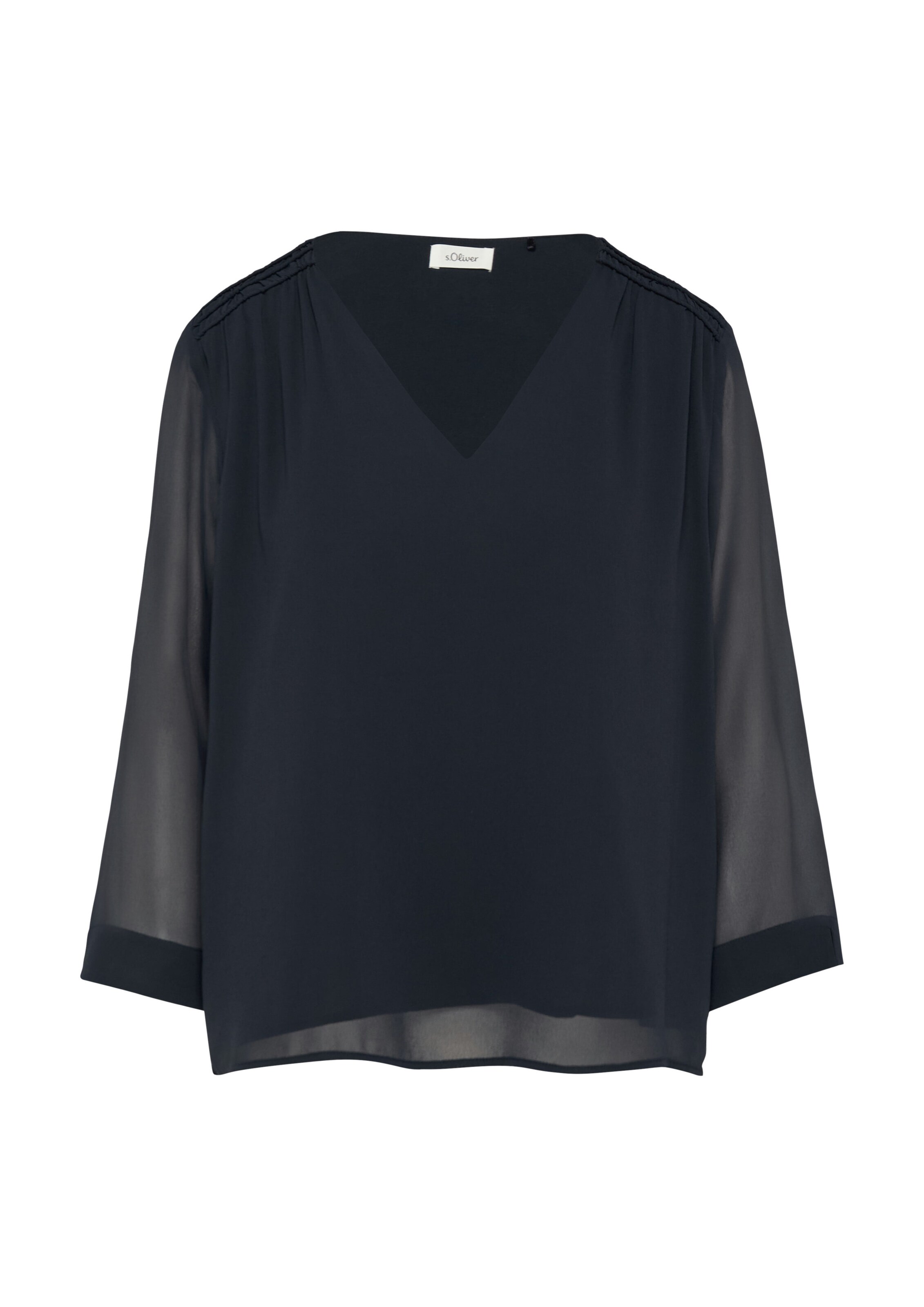 s.Oliver BLACK LABEL Blouse in Blauw: voorkant