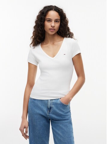 Tommy Jeans Футболка 'Essential' в Белый: спереди