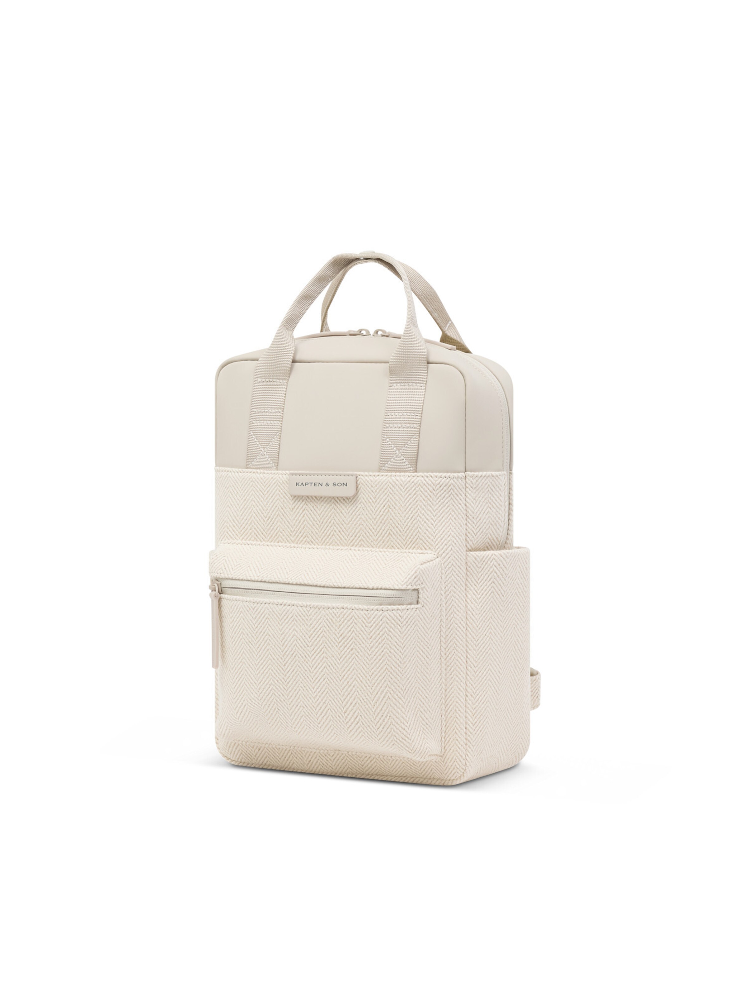 Kapten & Son Rucksack 'Bergen Small'‌‌‌‌‌‌ in Weiß: Vorderseite