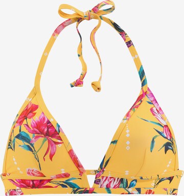 SUNSEEKER Bikini top in Yellow: front