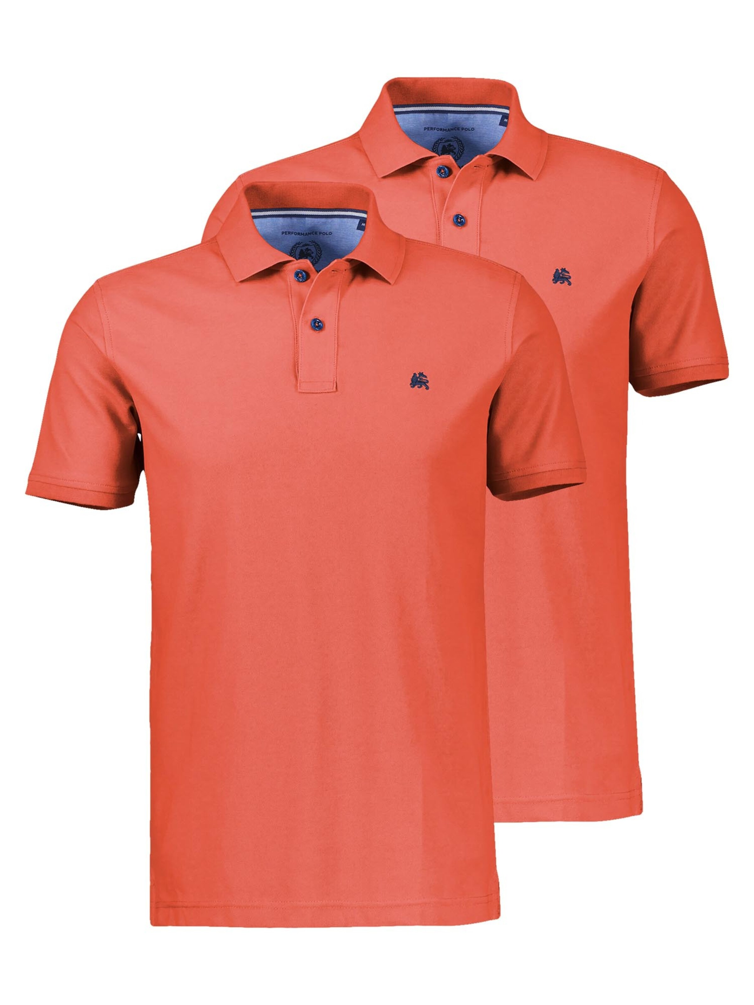 LERROS Shirt 'Basic' in Orange: front