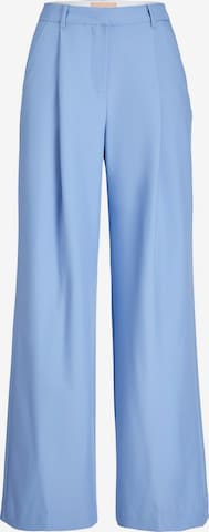 JJXX Wide leg Pleat-Front Pants 'ELLIS' in Blue: front