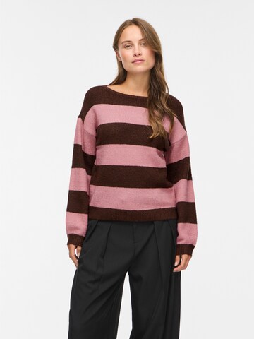 VILA Sweater 'VIJOLA' in Pink: front
