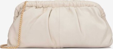 Kazar Clutch i beige: forside