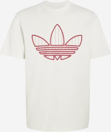 ADIDAS ORIGINALS - Camiseta 'Trefoil Infill' en beige: frente