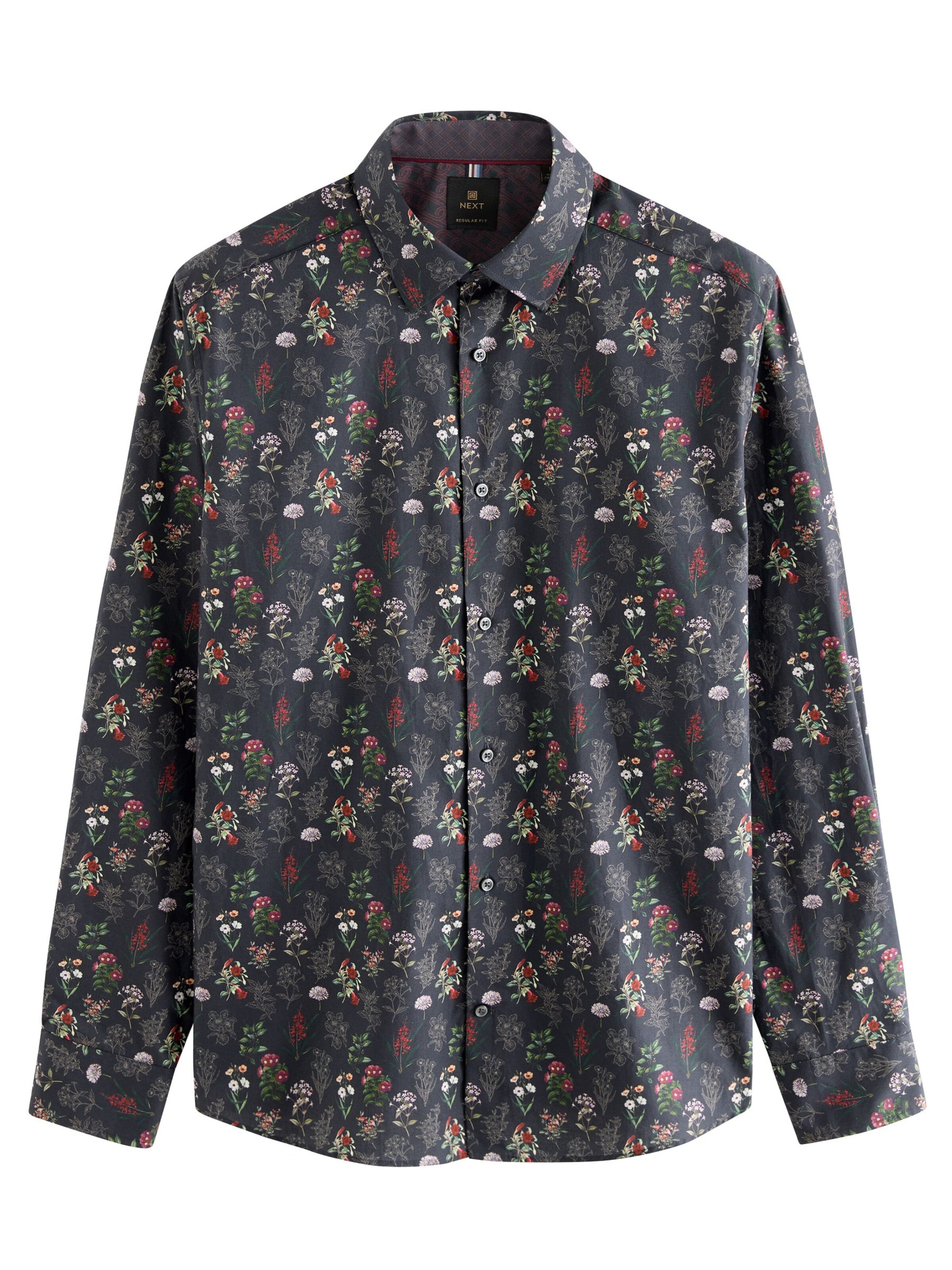 Next Button Up Shirt in Blue: front