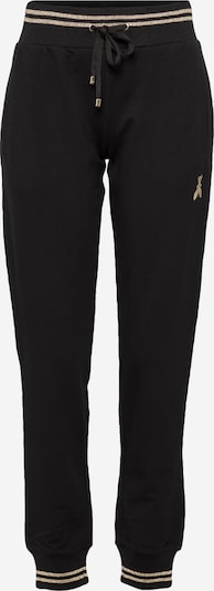 Pantaloni PATRIZIA PEPE di colore oro / nero, Visualizzazione prodotti