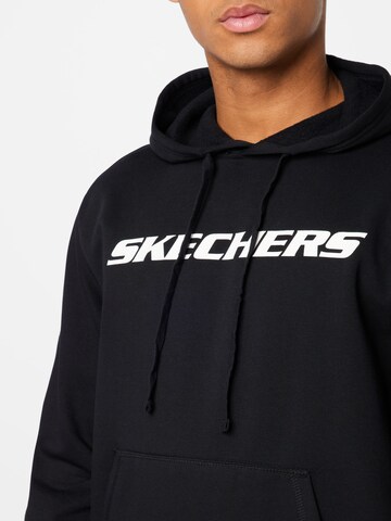 SKECHERS Athletic Sweatshirt in Black