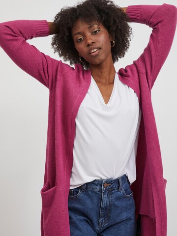 VILA Lang cardigan 'Ril' i pink