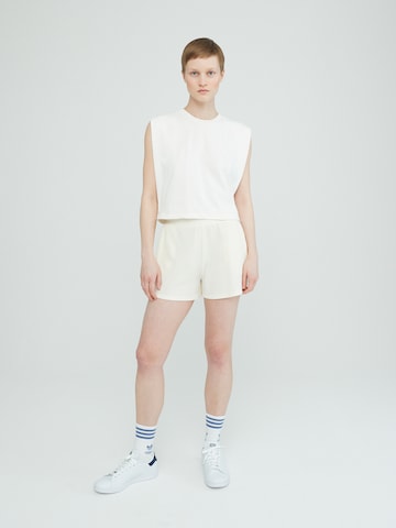 EDITED regular Παντελόνι 'Luzie' σε λευκό