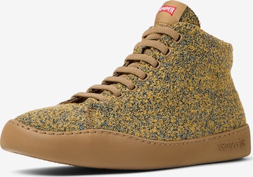 Baskets hautes 'Peu Touring' CAMPER en marron : devant
