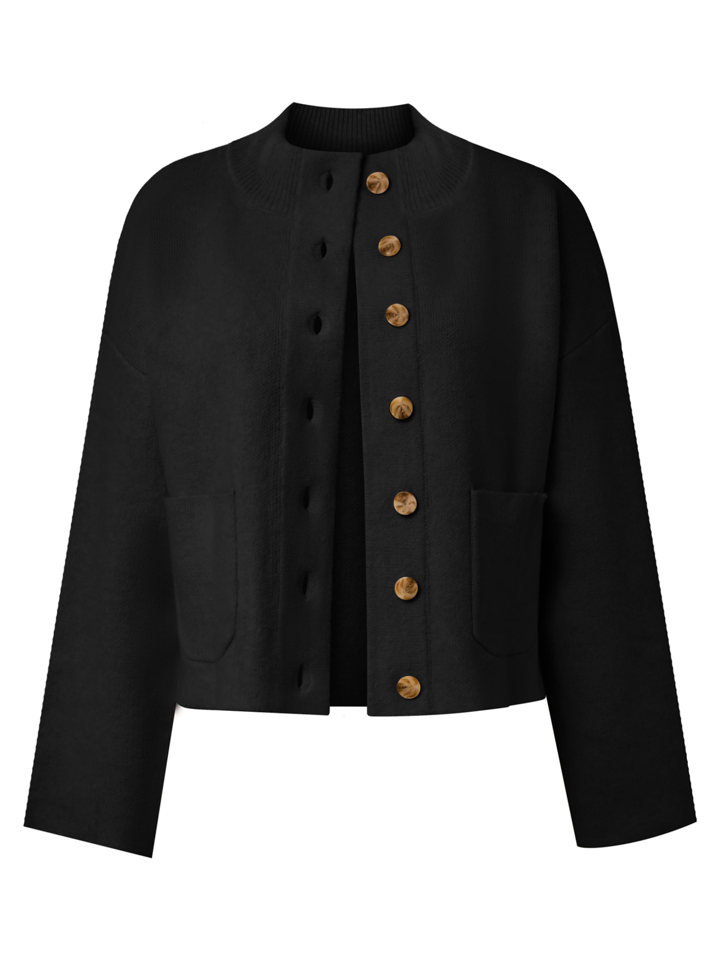 Imily Bela Вязаная кофта в Черный: спереди