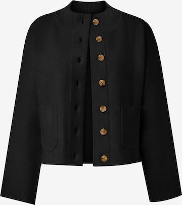 Geacă tricotată de la Imily Bela pe negru: față