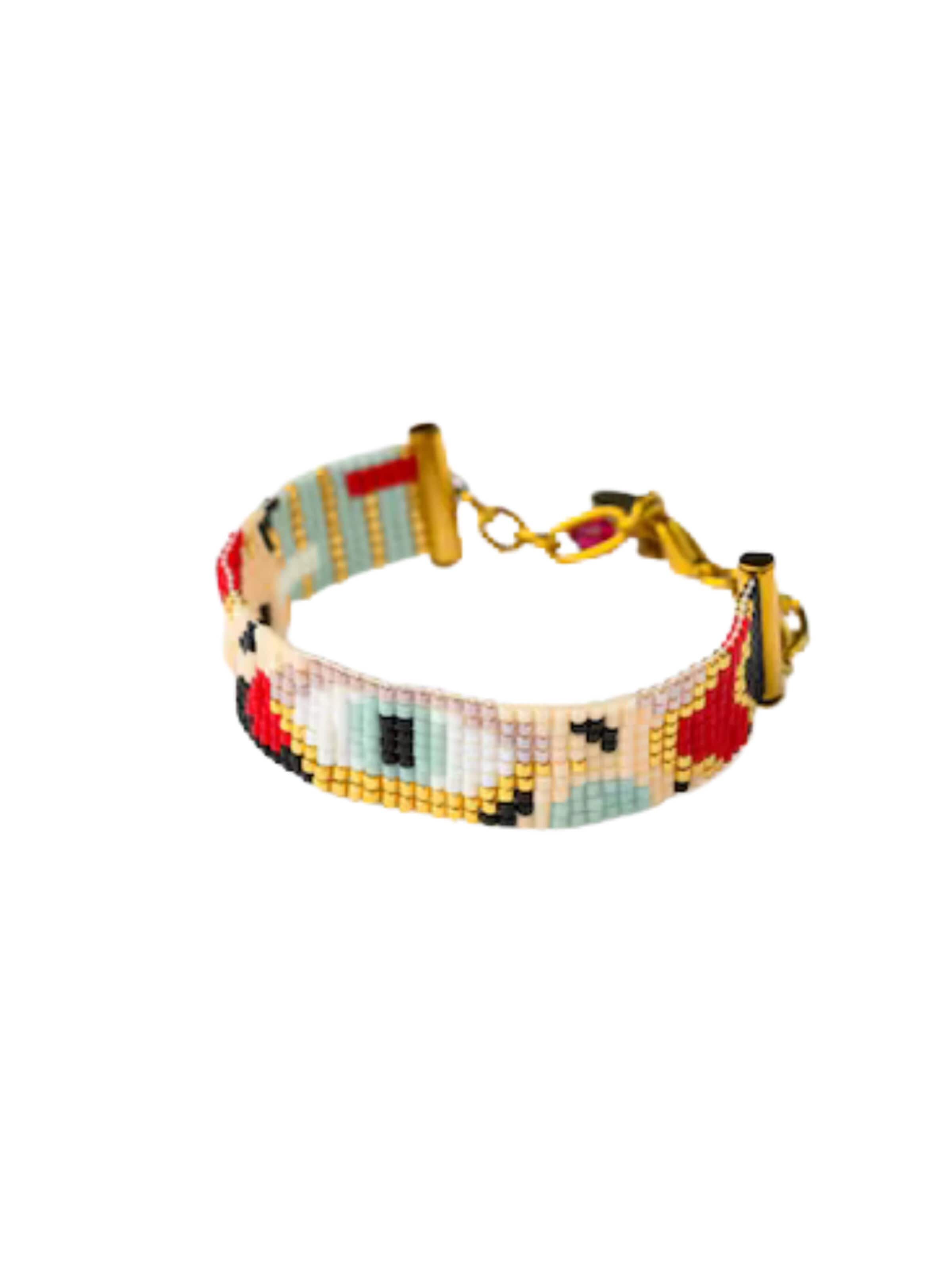 Bracelet 'Miyuki Eye' THE GEM STORIES JEWELRY en mélange de couleurs : devant