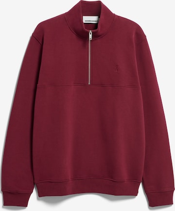ARMEDANGELS Sweatshirt 'WAARLO' in Red: front