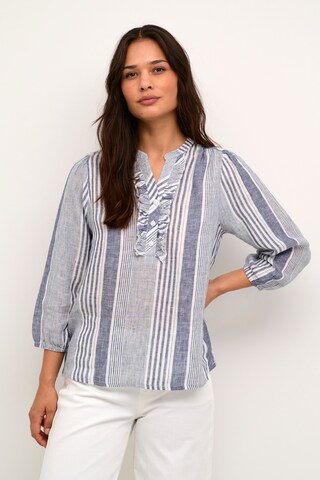 CULTURE Blouse 'Molly' in Blauw: voorkant
