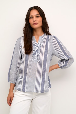 CULTURE Blouse 'Molly' in Blue: front