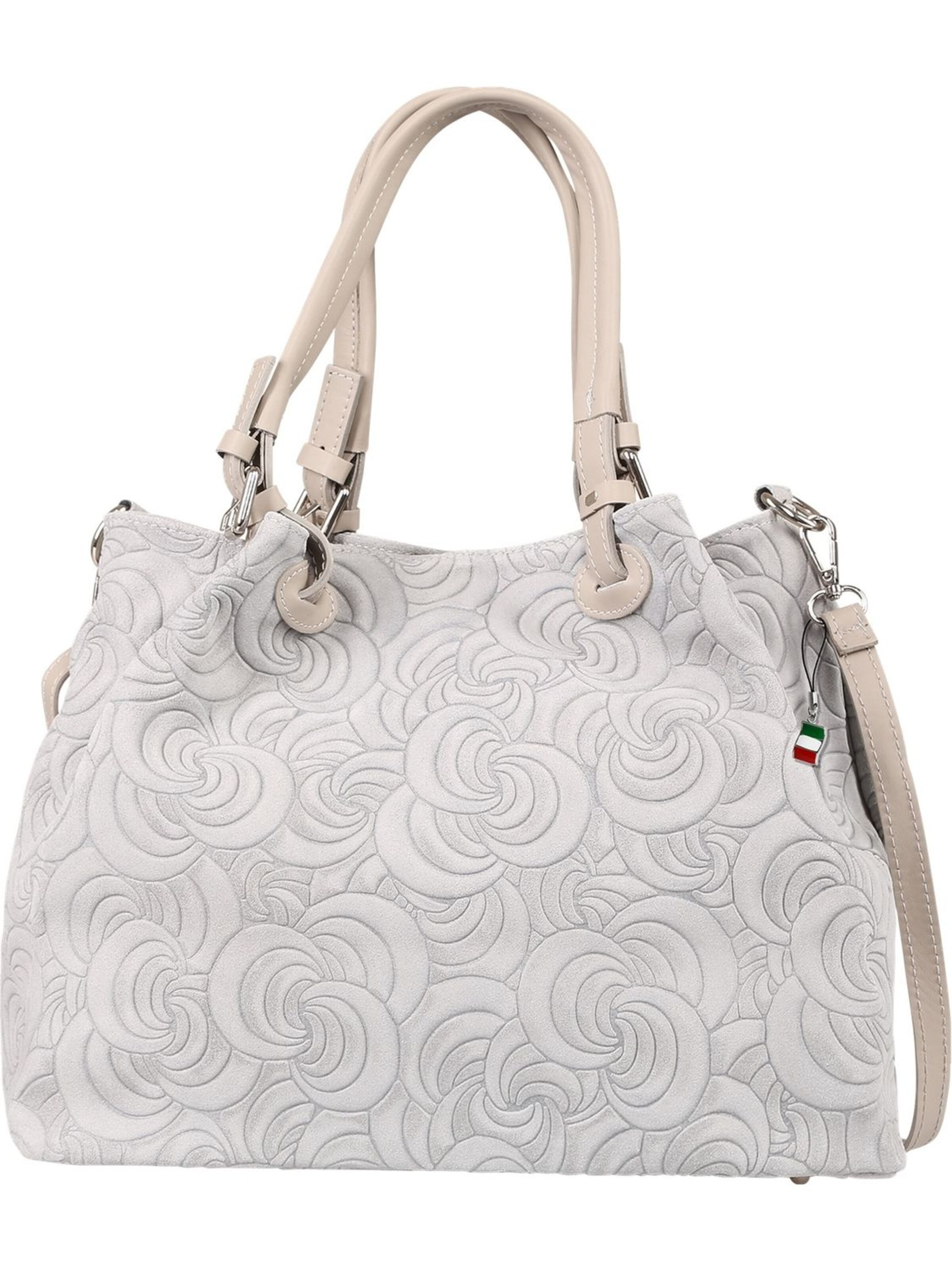 Florence Schoudertas in Grijs: voorkant