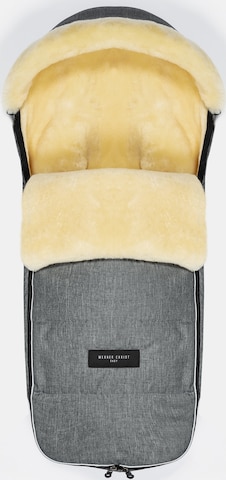 Werner Christ Baby Fußsack 'Ladis' in Grau: Vorderseite