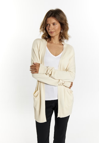 Cardigan 'Nowles' usha BLACK LABEL en beige : devant